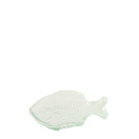 Bord vis glas muntgroen