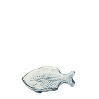 Bord vis glas blauw