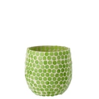 Kaarshouder mozaïek glas groen medium