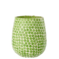 Kaarshouder mozaïek glas groen large