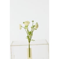 Bundel van 3 ranonkel textiel wit large