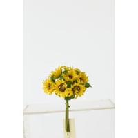 Zonnebloem boeket textiel geel
