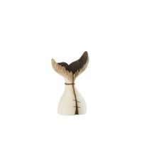 Walvis staart paulowniahout naturel/wit small