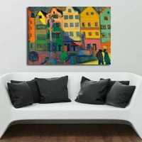 Berwyn Decoratief canvas schilderij | Houten lijst | 70 x 100 cm