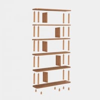 Meta Boekenplank | 100% MELAMINE | Atlantisch grenen