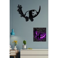 Ledverlichting Firewood LED Verlichting | Zwarte Voet | Roze | 25 | 45x58 cm