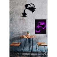 Ledverlichting Firewood LED Verlichting | Roze | Zwart MDF Voetstuk | 60 LEDs/m | 375cm Snoer