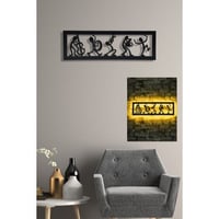 Ledverlichting Firewood LED-verlichting | Zwart MDF voetstuk | 375cm snoer | Geel