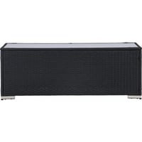 Salontafel London Venture Design - Rotan - 120x50 cm - Zwart