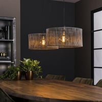 Hanglamp Sorina 120 cm-zwarte nikkel