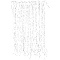 Kerstverlichting gordijn 2x3m zilver 1020led warm wit