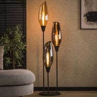Vloerlamp Cocoon - Ø45x178cm - 3 lampen - glas