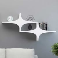 Wandplank Susen - 135x20x69cm - wit