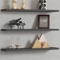 Boss Wandplank | 100% MELAMINE | Antraciet