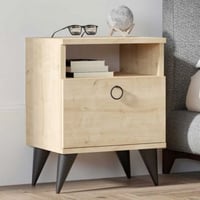 Nachtkastje Saffier: Woody Mode | 100% Melamine | 18mm Dik