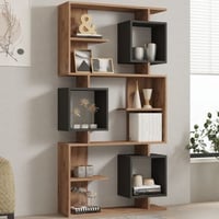 Boekenrek Icardi - 100% MELAMINE - Atlantisch Grenen - 90 x 171,9 x 24,6 cm