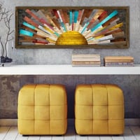 Evila Originals Decoratief MDF Schilderij, ingelijst