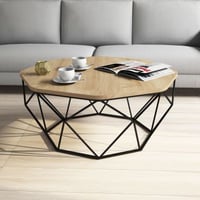 Diamond Salontafel | 100% MELAMINE | Eiken