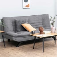 Slaapbank Trust - lichtgrijs/zwart