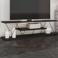 Canaz TV-meubel | 100% MELAMINE | Antraciet, Grijs