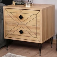 Luna Nachtkastje | 100% MELAMINE | Grenen