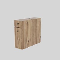 Calencia Badkamerkast | 100% MELAMINE | Eiken