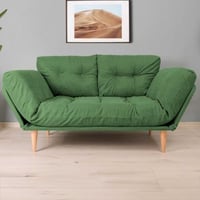 Nina 3-zits slaapbank | Metalen frame | Groen