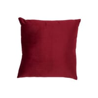 Kussen vierkant velours rood