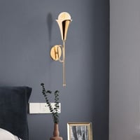 Sarmal Wandlamp | METALEN BEHUIZING | Goud