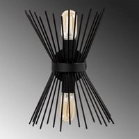 Wandlamp Kirby-zwart