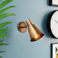 Opviq Metalen Wandlamp 25x14cm | Antiek | E27 fitting | IP20