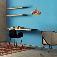 Sağlam Kroonluchter | METALEN BEHUIZING | Koper