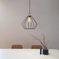 Maden Kroonluchter | METALEN BEHUIZING | Zwart