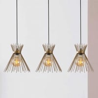 Kirpi Kroonluchter | METALEN BEHUIZING | Zwart