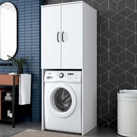 KD110 - 3192 Wasmachine kast | 100% MELAMINE | Wit