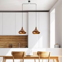 Fulgor kroonluchter | metalen frame | verstelbare hoogte | patina