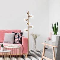 Fulgor vloerlamp | metalen lamphuis | vintage stijl