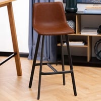 Barstoel Oregon kunstleer - bruin