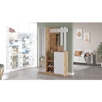 DD7 Kapstok | 100% MELAMINE | Atlantisch grenen, wit