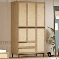 Kledingkast Woody Fashion | 112 x 55 x 196 cm | Walnut Oak-design