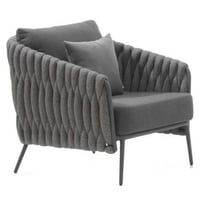 Fauteuil voor buiten Gabon - antraciet/donkergrijs