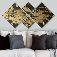 Evans Decoratief MDF schilderij (4 stuks) | 100% MDF | 60 x 115 cm