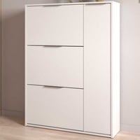 Schoenenkast Spectre - 91x26x123cm - 4 deuren - wit