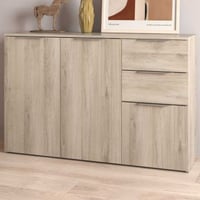 Dressoir Spectre - 119x37x78cm - 3 deuren & 2 lades - eikdecor