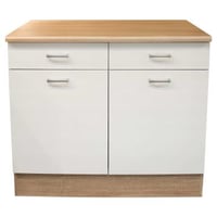 Onderkast keuken Andy | 100 x 60 x 90 cm | Oak White-design