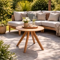 Salontafel Janeiro Gescova - Teakhout - 60 cm - Bruin