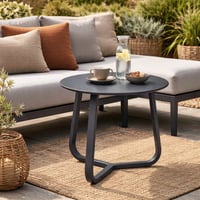 Bijzettafel Margarite Gescova - Aluminium - Antraciet