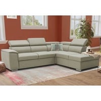 Hoekbank Daytona rechts - verstelbare leuningen - beige