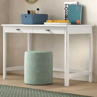Bureau Forrest - 120x60x77cm - met twee lades - wit beukenhout
