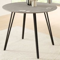 Keukentafel Floris - Ø100x75cm - betonlook